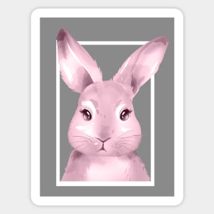 Rabbit T-Shirt Sticker